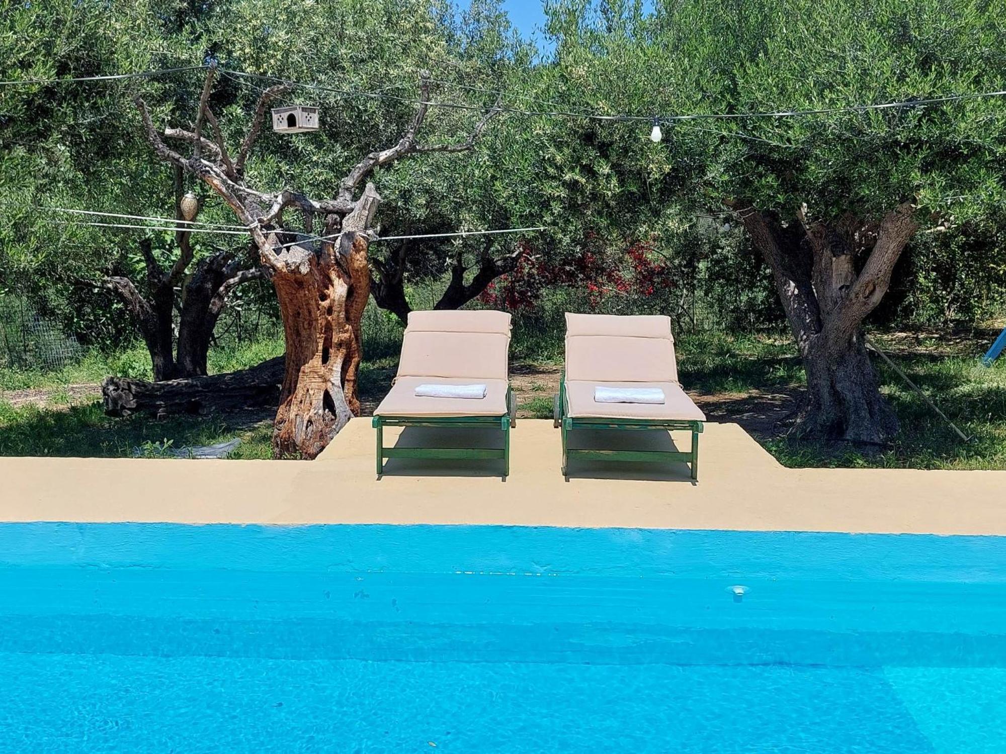 Sofiana'S Garden Retreat With Private Pool Apartment Dhrapanias Exterior photo